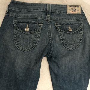 True Religion low rise skinny jeans